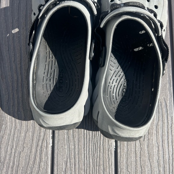 Crocs Echo Clogs Size 17 Men Gray - Picture 3 of 9